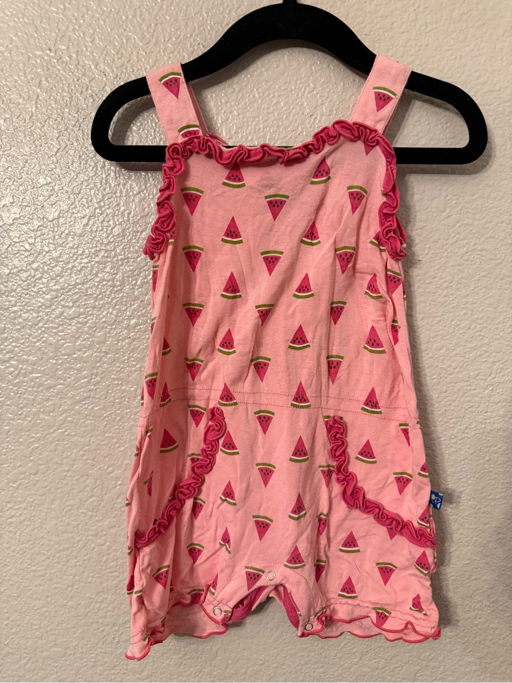 Kickee Pants Pink Watermelon Ruffle One-Piece